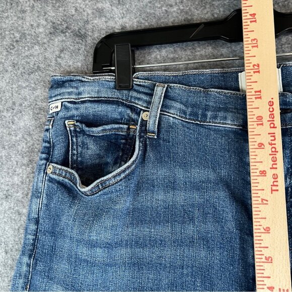 CITIZENS OF HUMANITY Lilah High Rise Bootcut Flare Blue Jeans Size 32 FLAW - Picture 10 of 15